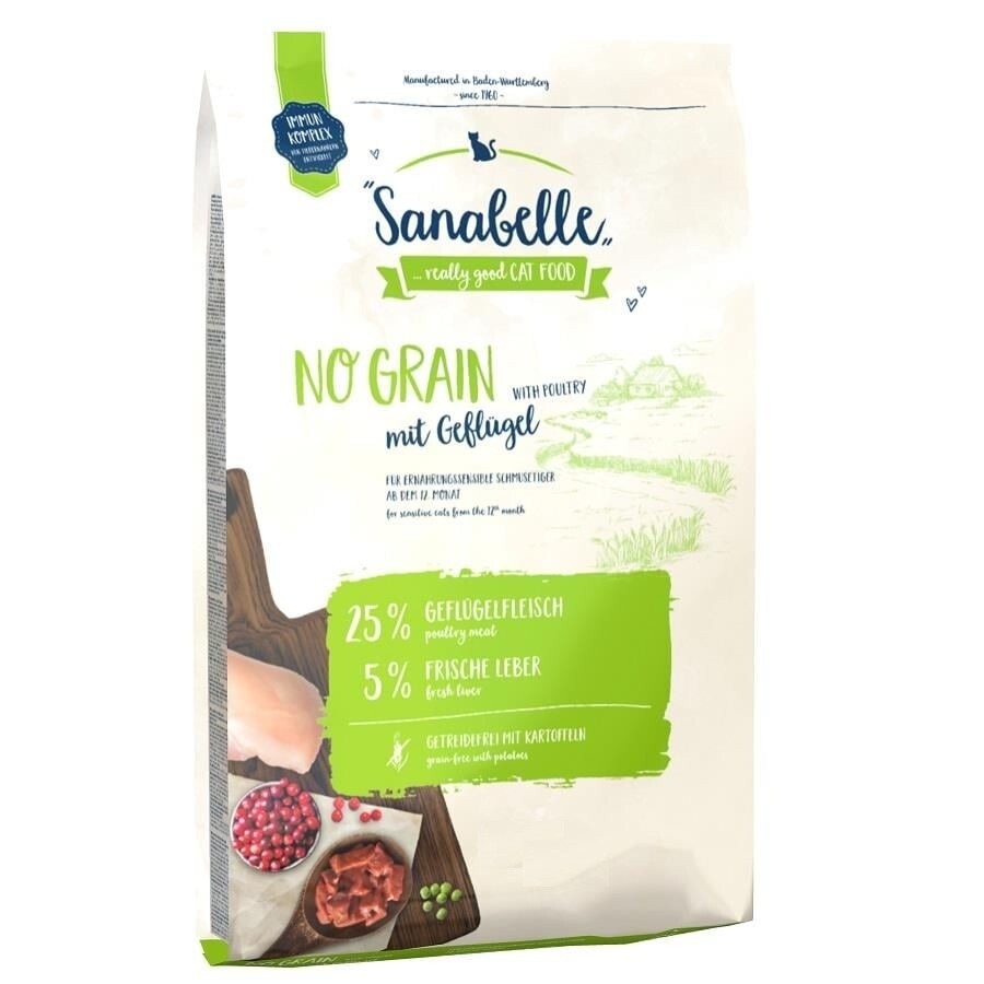 Sanabelle No Grain Kümes Hayvanlı Tahılsız Yetişkin Kedi Maması 2 KG | SRC: Barcode: 4015598017275